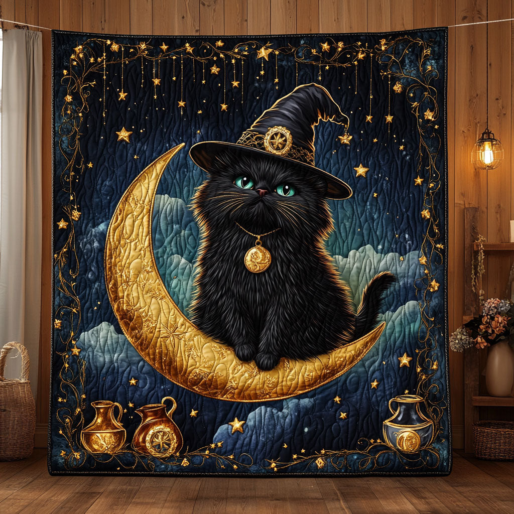 Mystic Moon Cat CW2507044CL Quilt
