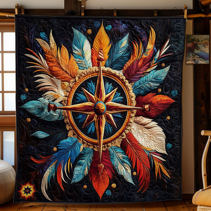 Native American Compass WY0312052CL Quilt