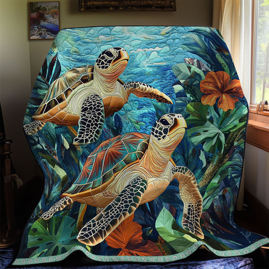 Turtle Sea WX1411045CL Quilt