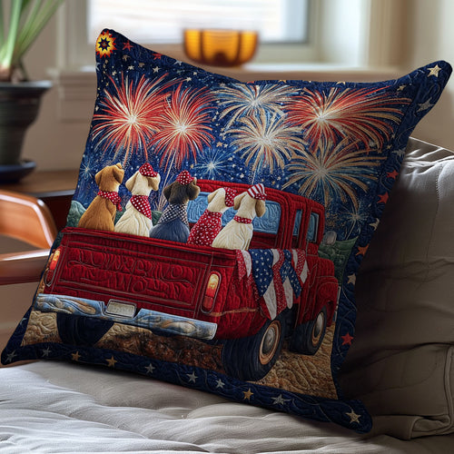 Firework Dog WY1712057CL Quilt Pillow Case