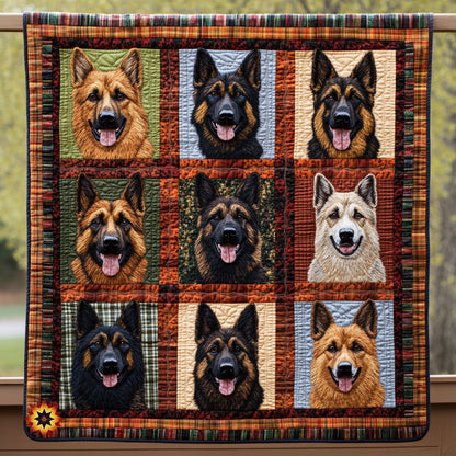 German Shepherd  Funny WX0511030CL Quilt