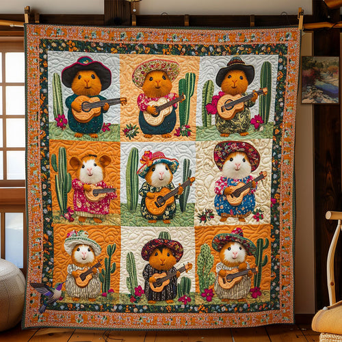 Cowboy Guinea Pig WN3110102CL Quilt