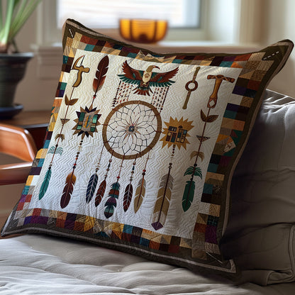 Dreamcatcher Native American WJ2110033CL Quilt Pillow Case