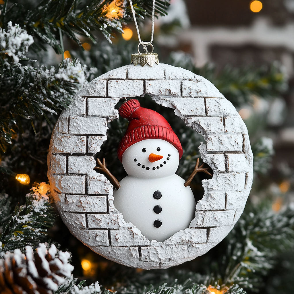 Jolly Little Snowman WN1510060CL Christmas Ornament