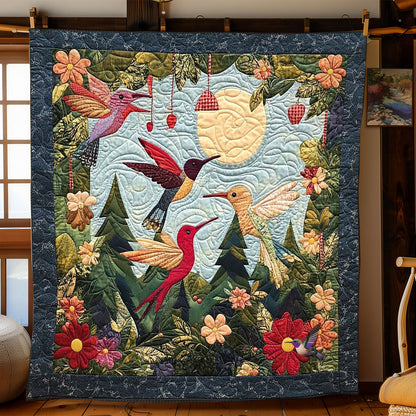 Hummingbird Petal Paradise WN0710051CL Quilt