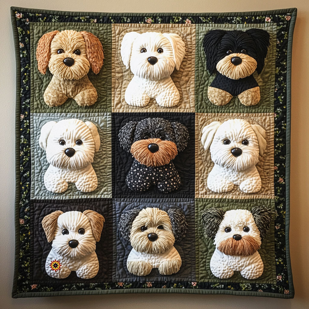 Vintage Havanese WJ2211030CL Quilt