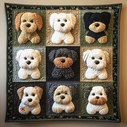Vintage Havanese WJ2211030CL Quilt
