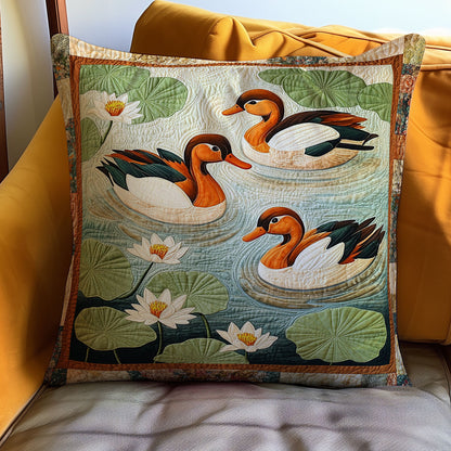 Mallard Duck WJ3110030CL Quilt Pillow Case