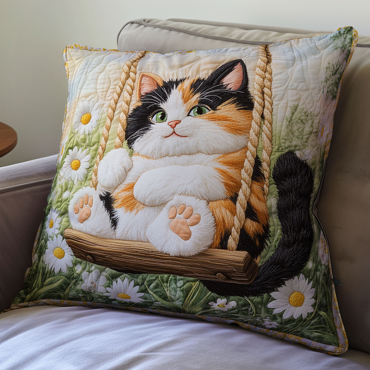 Cat Playing WX1212104CL Quilt Pillow Case