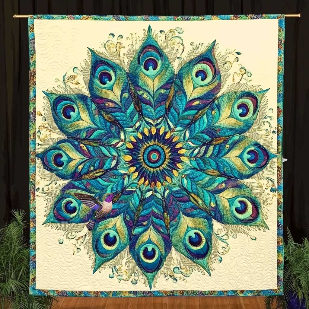 Peacock Elegance WN2111004CL Quilt