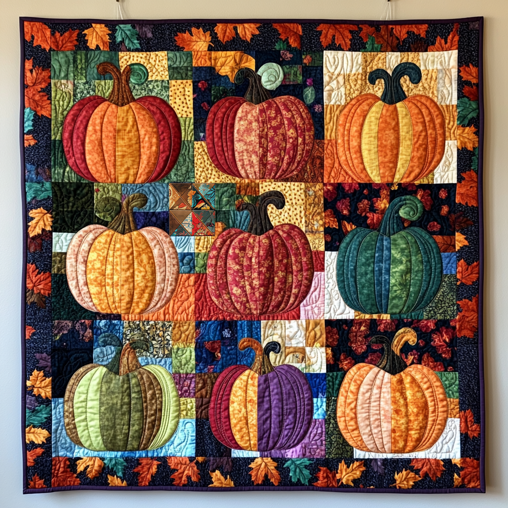 Autumn Pumpkin WG3009001CL Quilt