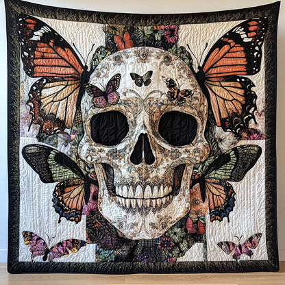 Butterfly And Skull WY3010025CL Quilt