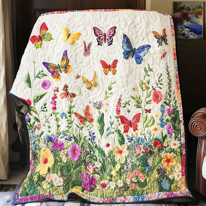 Butterfly Blossom Symphony CW1607007CL Quilt