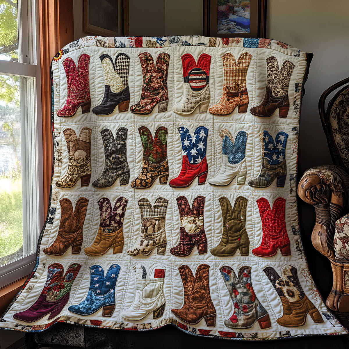 Cowboy Boots WY1911057CL Quilt