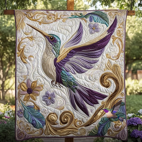 Majestic Hummingbird Elegance WG1112012CL Quilt