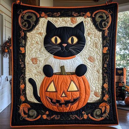 Haunted Purr CP2108021CL Quilt