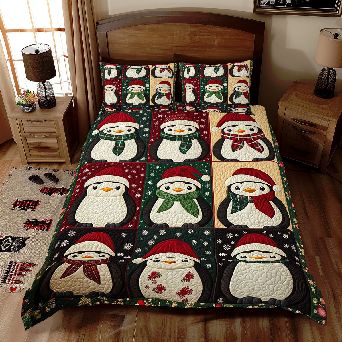 Christmas Penguin WJ2809027CL Duvet Cover Set
