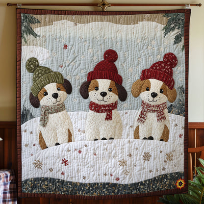 Snow Dog WY0411037CL Quilt