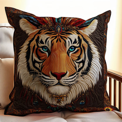 Native American Tiger WY2911072CL Quilt Pillow Case