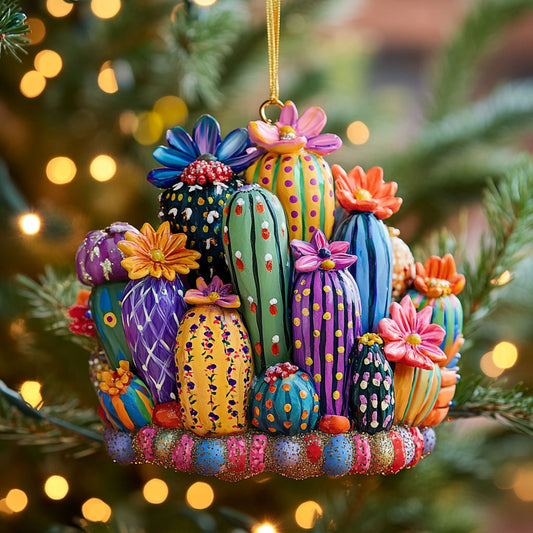 Cactus Bloom CW2411069CL Christmas Ornament