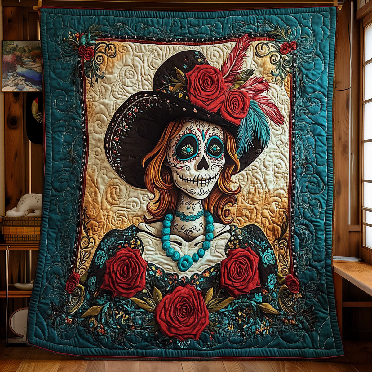 Mexican Skull Women WY2712040CL Quilt