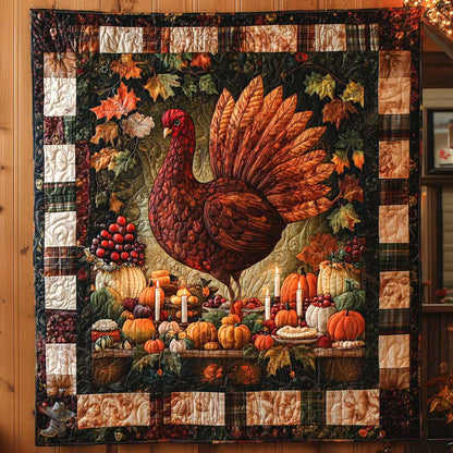 Autumn Turkey Delight WN2011049CL Quilt