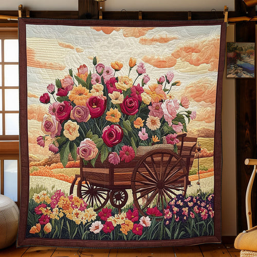 Flower Cart CP1804116CL Quilt