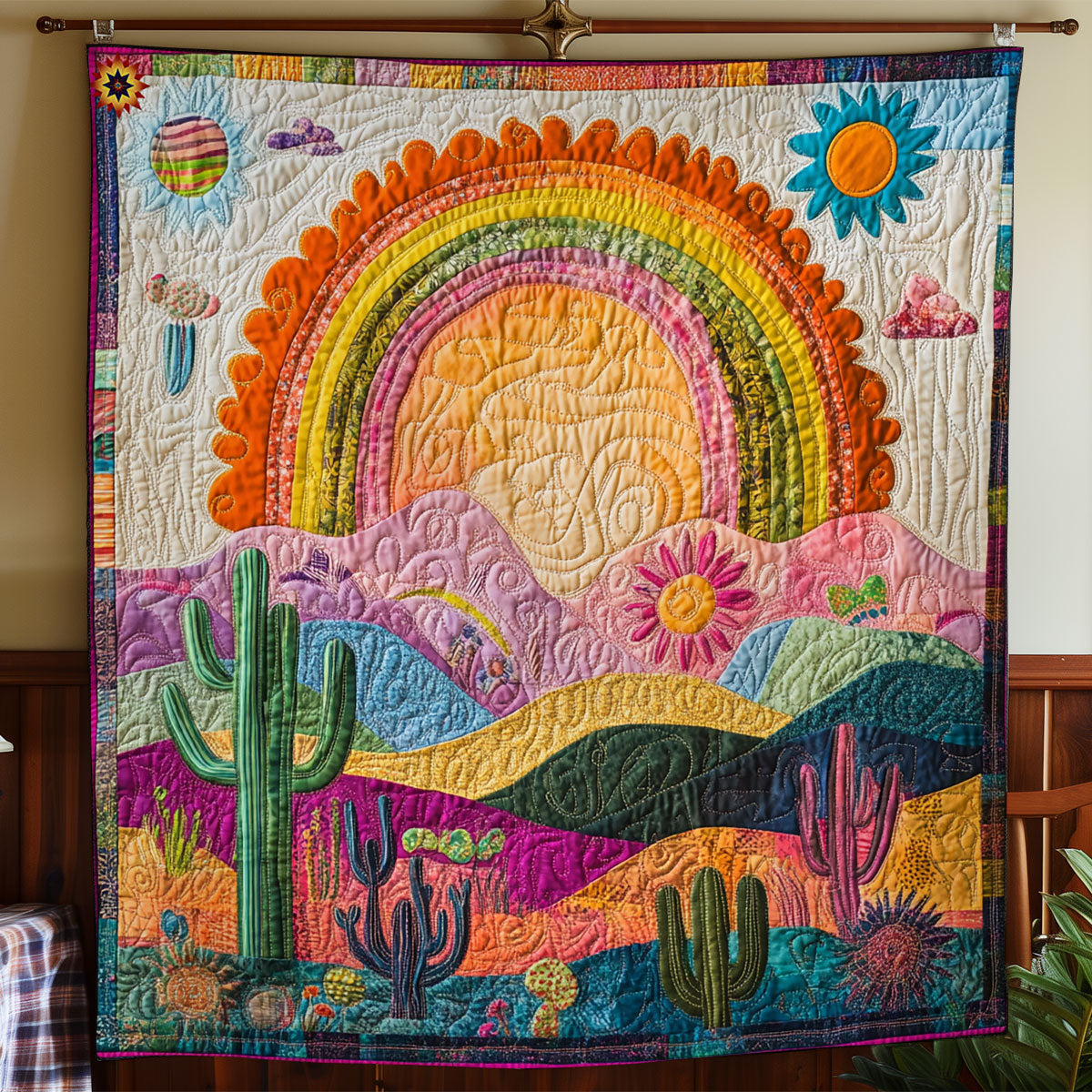 Rainbow Desert WY1411041CL Quilt