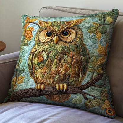 Owl Leaves WY2011051CL Quilt Pillow Case