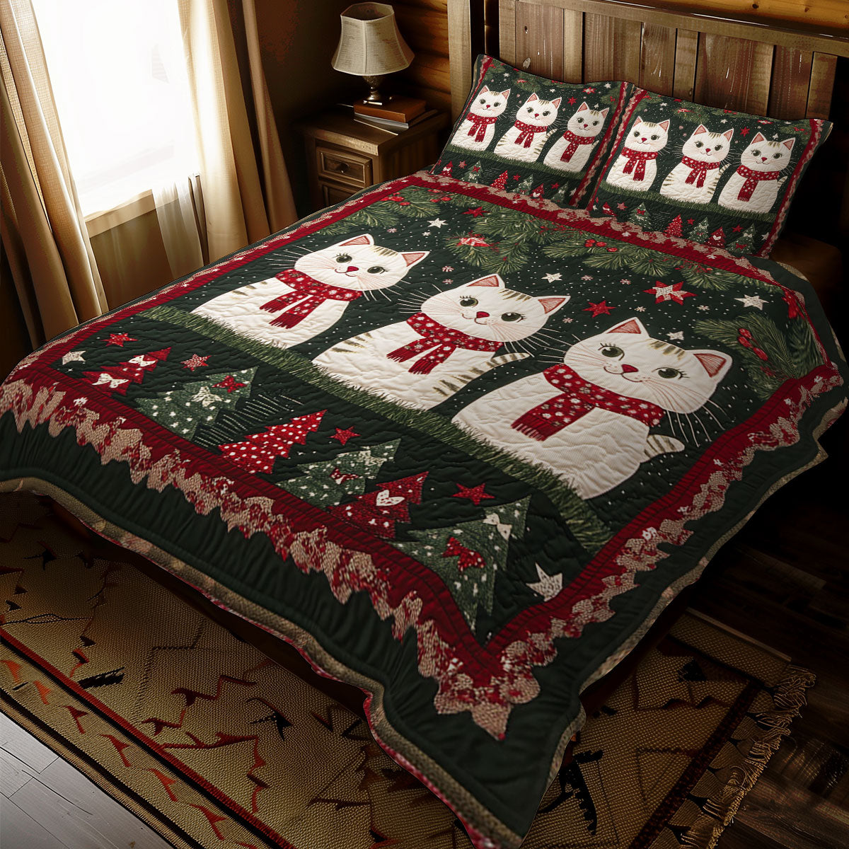 Christmas Cat WJ1911034CL Duvet Cover Set