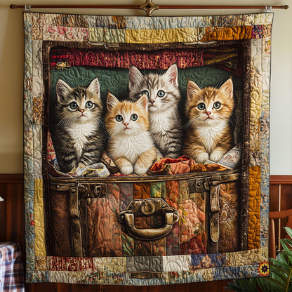 Luggage Kitten WY1911076CL Quilt