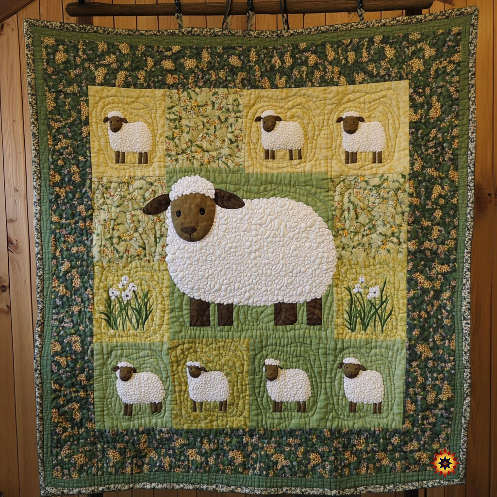 Sheep Farm WY1811008CL Quilt