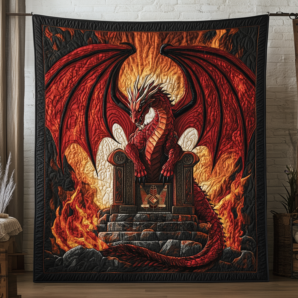 Firethrone Dragon WG1712010CL Quilt