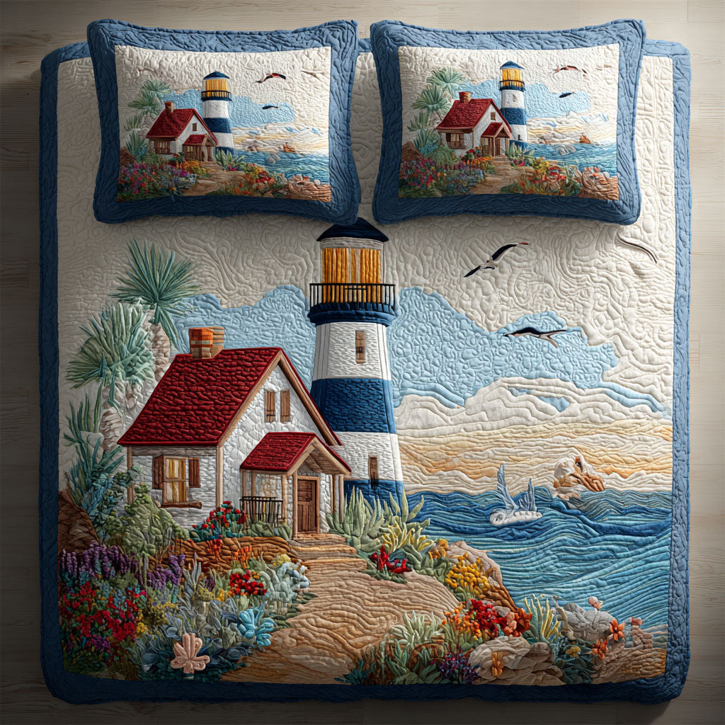 Lighthouse by Sea CW1108037CL Duvet Cover Set