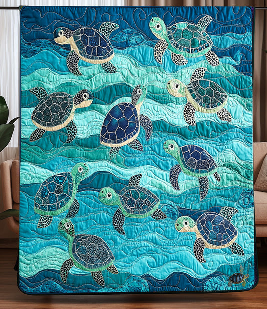 Sea Turtle WU0411001CL Quilt