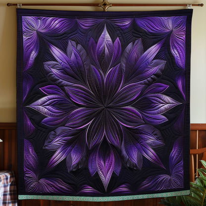 Mystical Purple Flower WN1508098CL Quilt