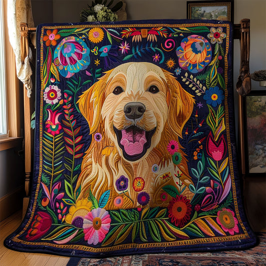 Golden Retriever's The Magician WN1210003CL Quilt