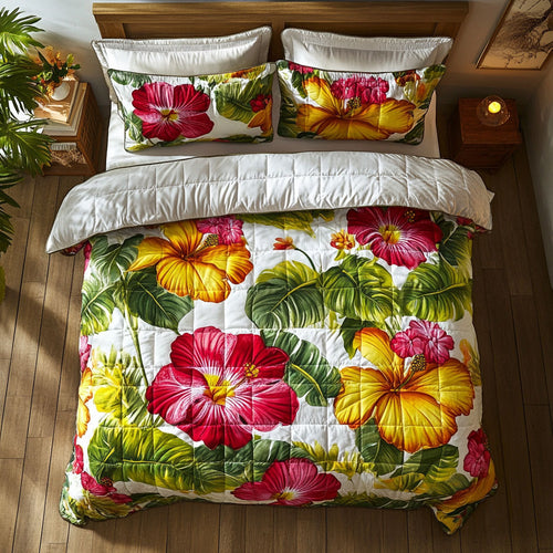 Hibiscus Color WT2702038CL Duvet Cover Set
