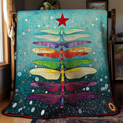Dragonfly Christmas Tree WY2311025CL Quilt
