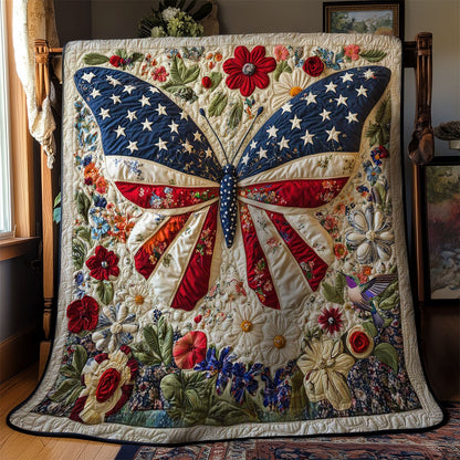American Bloom Butterfly WN2711021CL Quilt