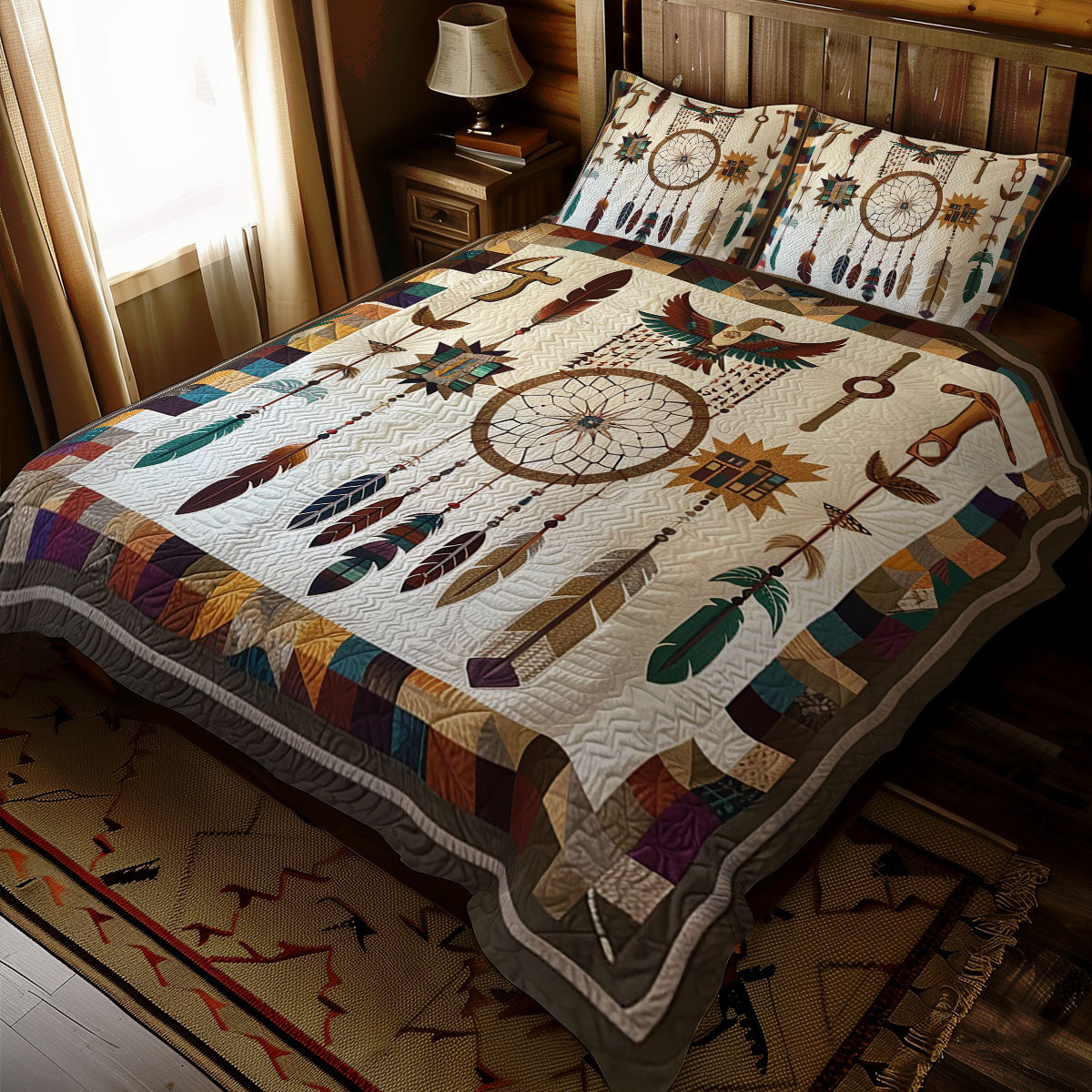 Dreamcatcher Native American WJ2110028CL Duvet Cover Set