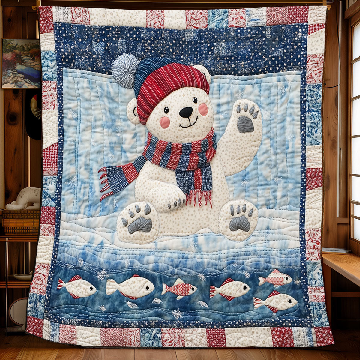 Adorable Polar Bear XB1303013CL Quilt