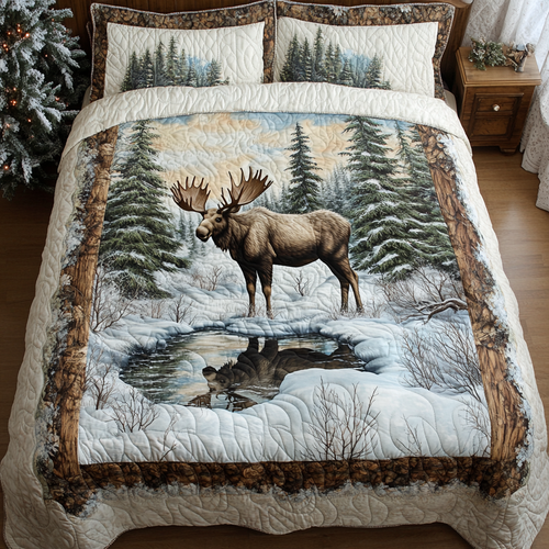 Majestic Moose Reflection YR0801029CL Duvet Cover Set