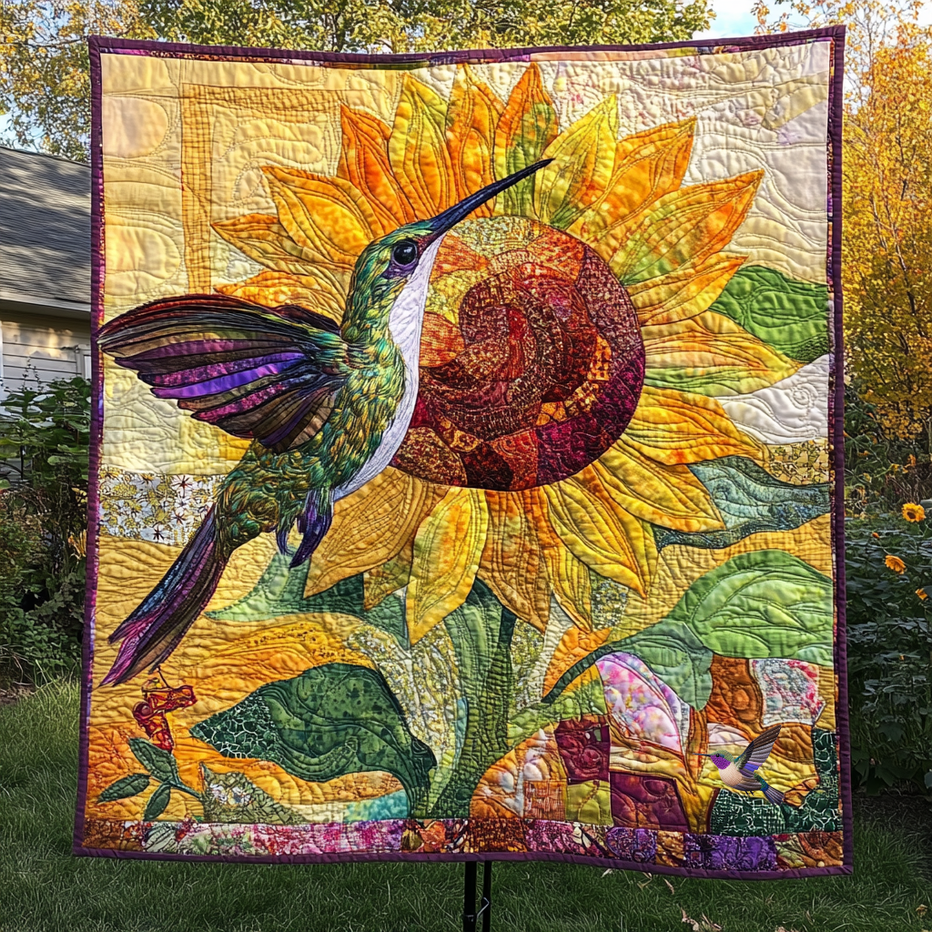 Hummingbird's Nature Ballet WN0310058CL Quilt