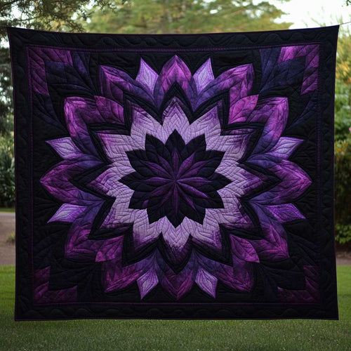 Purple Whispering Bloom WN2709008CL Quilt