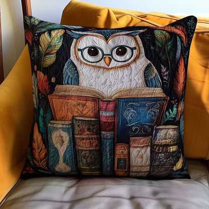 Study Owl WJ3009037CL Quilt Pillow Case