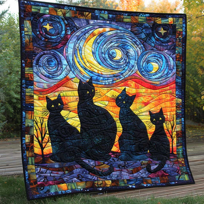 Whimsy Cat Family WJ2409026CL Quilt