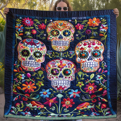 Sugar Skulls WJ1109024CL Quilt