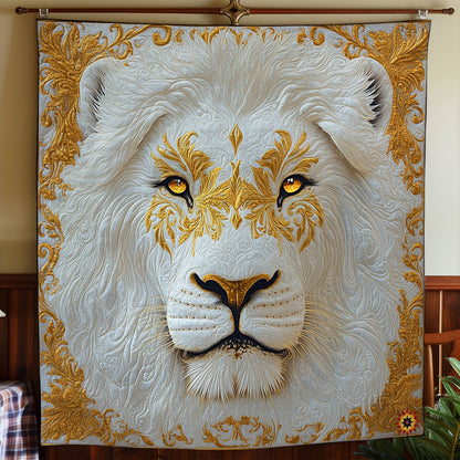 Gold White Lion WY1811047CL Quilt