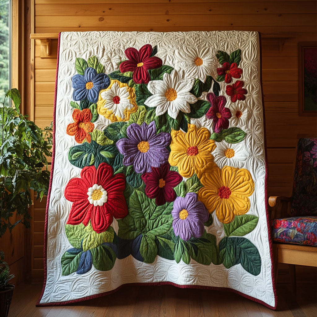 Flower Garden CW2404012CL Quilt